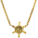 ノンブランド NON BRAND ダイヤペンダント イエローゴールド K18YG ダイヤモンド ネックレス 1P 1粒