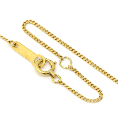 ノンブランド NON BRAND ダイヤペンダント イエローゴールド K18YG ダイヤモンド ネックレス 1P 1粒