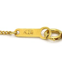 ノンブランド NON BRAND ダイヤペンダント イエローゴールド K18YG ダイヤモンド ネックレス 1P 1粒