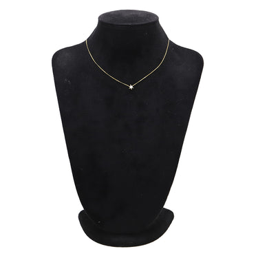 ノンブランド NON BRAND ダイヤペンダント イエローゴールド K18YG ダイヤモンド ネックレス 1P 1粒