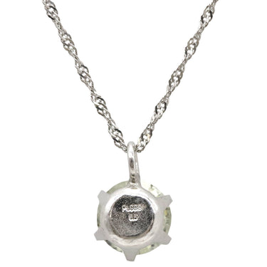 ノンブランド NON BRAND ダイヤペンダント プラチナシルバー Pt850 ダイヤモンド Pt999(トップ) ネックレス 1P 1粒