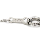 ノンブランド NON BRAND ダイヤペンダント プラチナシルバー Pt850 ダイヤモンド Pt999(トップ) ネックレス 1P 1粒