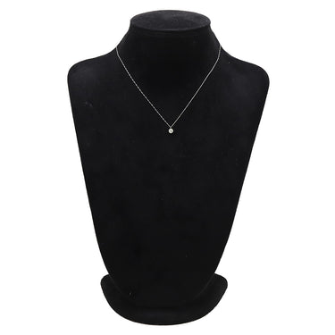 ノンブランド NON BRAND ダイヤペンダント プラチナシルバー Pt850 ダイヤモンド Pt999(トップ) ネックレス 1P 1粒