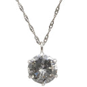 ノンブランド NON BRAND ダイヤペンダント プラチナシルバー Pt850 ダイヤモンド Pt999(トップ) ネックレス 1P 1粒