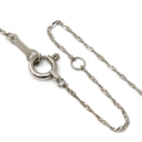 ノンブランド NON BRAND ダイヤペンダント プラチナシルバー Pt850 ダイヤモンド Pt999(トップ) ネックレス 1P 1粒