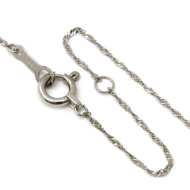 ノンブランド NON BRAND ダイヤペンダント プラチナシルバー Pt850 ダイヤモンド Pt999(トップ) ネックレス 1P 1粒