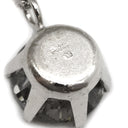 ノンブランド NON BRAND ダイヤペンダント プラチナシルバー Pt850 ダイヤモンド Pt999(トップ) ネックレス 1P 1粒