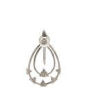 ノンブランド NON BRAND ダイヤモンド 片耳イヤリング ホワイトゴールド K10WG ダイヤモンド イヤリング 10K 10金 Au 416 ホワイトゴールド ティアドロップ