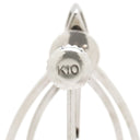 ノンブランド NON BRAND ダイヤモンド 片耳イヤリング ホワイトゴールド K10WG ダイヤモンド イヤリング 10K 10金 Au 416 ホワイトゴールド ティアドロップ