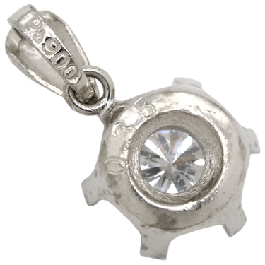 ノンブランド NON BRAND ダイヤ プラチナシルバー Pt900 ダイヤモンド ペンダントトップ 1石 1粒