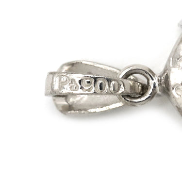 ノンブランド NON BRAND ダイヤ プラチナシルバー Pt900 ダイヤモンド ペンダントトップ 1石 1粒