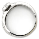 ノンブランド NON BRAND ダイヤリング ホワイトゴールド K14WG ダイヤモンド リング 指輪 ハートモチーフ 5号