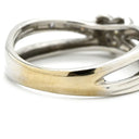 ノンブランド NON BRAND ダイヤリング ホワイトゴールド K14WG ダイヤモンド リング 指輪 ハートモチーフ 5号