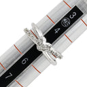 ノンブランド NON BRAND ダイヤリング ホワイトゴールド K14WG ダイヤモンド リング 指輪 ハートモチーフ 5号