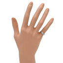 ノンブランド NON BRAND ダイヤリング ホワイトゴールド K14WG ダイヤモンド リング 指輪 ハートモチーフ 5号