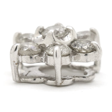 ノンブランド NON BRAND ダイヤモンド プラチナシルバー K14WG ダイヤモンド ペンダントトップ ホワイトゴールド