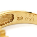 ノンブランド NON BRAND ルビー ダイヤリング イエローゴールド×プラチナシルバー K18YG Pt900 ルビー ダイヤモンド リング 指輪 Pt900 イエローゴールド プラチナ コンビ レッド 赤 11号