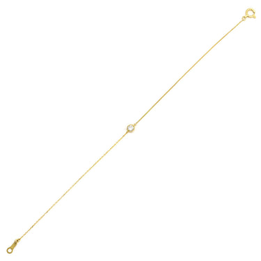 ete 1P ダイヤ ブレスレット イエローゴールド K18YG ダイヤモンド ブレスレット エテ