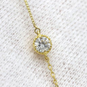 ete 1P ダイヤ ブレスレット イエローゴールド K18YG ダイヤモンド ブレスレット エテ