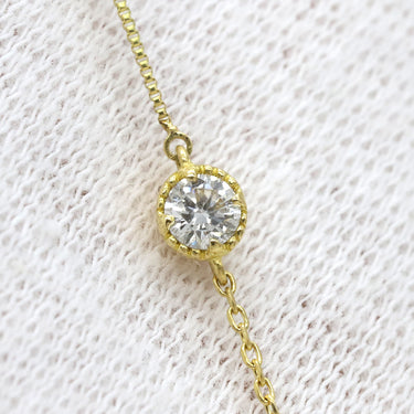 ete 1P ダイヤ ブレスレット イエローゴールド K18YG ダイヤモンド ブレスレット エテ