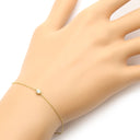 ete 1P ダイヤ ブレスレット イエローゴールド K18YG ダイヤモンド ブレスレット エテ