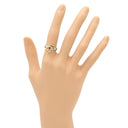 ノンブランド NON BRAND ルビー ダイヤリング イエローゴールドXプラチナシルバー K18YG Pt900 ルビー ダイヤモンド リング 指輪 コンビリング 10.5号