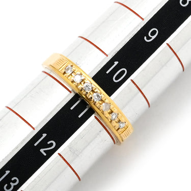 ノンブランド NON BRAND ダイヤリング ゴールド K18 ダイヤモンド リング 指輪 11号