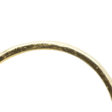 ノンブランド NON BRAND ダイヤリング イエローゴールドXプラチナシルバー K18YG Pt900 ダイヤモンド リング 指輪 コンビリング 1Pダイヤ 8号