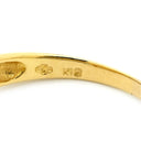 ノンブランド NON BRAND ダイヤリング イエローゴールド K18YG ダイヤモンド リング 指輪 10P 10石 17.5号