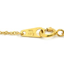 ノンブランド NON BRAND リボンモチーフ ダイヤペンダント イエローゴールド K18YG ダイヤモンド ネックレス Au750 18K 18金