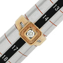 ノンブランド NON BRAND 印台 ダイヤリング イエローゴールド K14YG ダイヤモンド リング 指輪 スクエア 15.5号