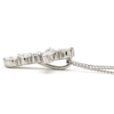 ノンブランド NON BRAND ダイヤ クロスペンダント プラチナシルバー Pt900 ダイヤモンド Pt850 ネックレス 十字架 10石 10P