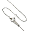 ノンブランド NON BRAND ダイヤ クロスペンダント プラチナシルバー Pt900 ダイヤモンド Pt850 ネックレス 十字架 10石 10P