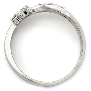 ノンブランド NON BRAND ダイヤリング プラチナシルバー Pt900 ダイヤモンド リング 指輪 5石 5粒 10号