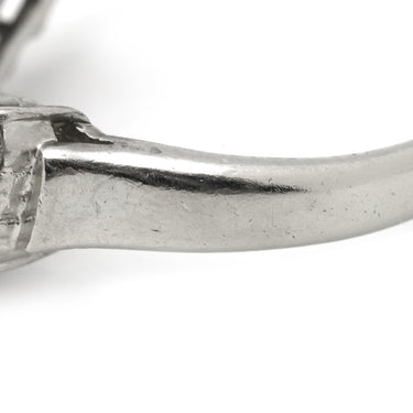 ノンブランド NON BRAND ダイヤリング プラチナシルバー Pt900 ダイヤモンド リング 指輪 V字 Vライン 8号