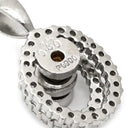 ノンブランド NON BRAND ダイヤ プラチナシルバー Pt900 ダイヤモンド ペンダントトップ ネックレストップ