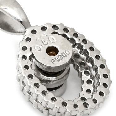 ノンブランド NON BRAND ダイヤ プラチナシルバー Pt900 ダイヤモンド ペンダントトップ ネックレストップ