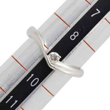 ノンブランド NON BRAND ダイヤリング プラチナシルバー Pt900 ダイヤモンド リング 指輪 9号