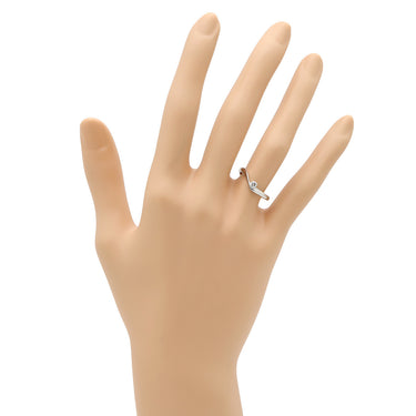 ノンブランド NON BRAND ダイヤリング プラチナシルバー Pt900 ダイヤモンド リング 指輪 9号