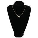 ノンブランド NON BRAND ダイヤ ブルーサファイア ペンダント イエローゴールド K18YG ダイヤモンド ブルーサファイア ネックレス オーバルカボションカット