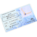 ノンブランド NON BRAND ダイヤ ブルーサファイア ペンダント イエローゴールド K18YG ダイヤモンド ブルーサファイア ネックレス オーバルカボションカット