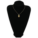 ノンブランド NON BRAND ムーンストーン ダイヤペンダント イエローゴールド K18YG ダイヤモンド ムーンストーン ネックレス スカラベモチーフ 750 18K