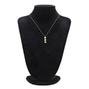 ノンブランド NON BRAND 3連 ダイヤペンダント ホワイトゴールドXイエローゴールドXピンクゴールド K18YG K18PG K18WG ダイヤモンド ネックレス 750 18K 3カラー