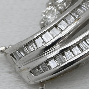 ノンブランド NON BRAND ダイヤペンダント ホワイトゴールド K18WG ダイヤモンド ネックレス 750 18K