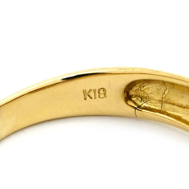 ノンブランド NON BRAND ルビー ダイヤ リング イエローゴールド K18YG ルビー ダイヤモンド リング 指輪 Au750 18K 18金 レッド 赤 13.5号