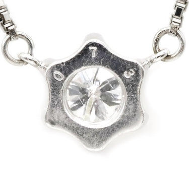 ノンブランド NON BRAND ダイヤペンダント プラチナシルバー Pt850 ダイヤモンド ネックレス ダイヤモンド 1p 1粒