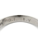 ノンブランド NON BRAND クリソベリル キャッツアイ ダイヤ リング プラチナシルバー Pt900 クリソベリルキャッツアイ ダイヤモンド リング 指輪 猫目石 プラチナ 日付・イニシャルの刻印あり 8号