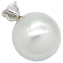 ノンブランド NON BRAND パール ダイヤモンド ホワイトゴールド パール ダイヤモンド WG ペンダントトップ 1P 1粒