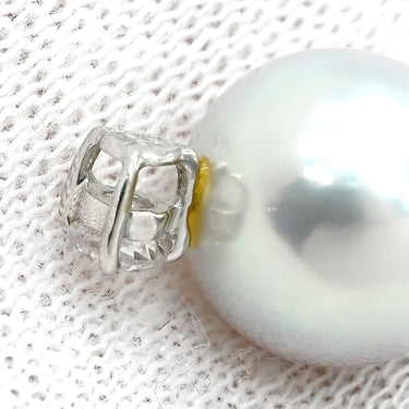 ノンブランド NON BRAND パール ダイヤモンド ホワイトゴールド パール ダイヤモンド WG ペンダントトップ 1P 1粒