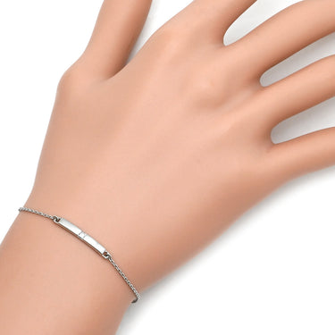 ノンブランド NON BRAND ダイヤ ブレス ホワイトゴールド ダイヤモンド K9WG ブレスレット WG PWG9